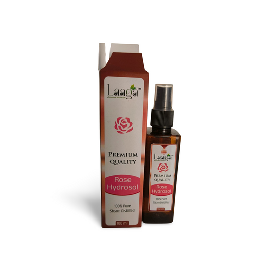 Laadi Rose Hydrosol packaging on a white background